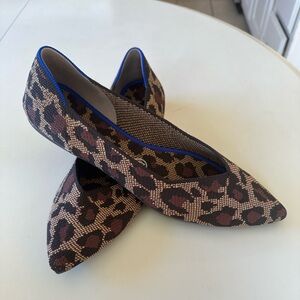 Rothy’s leopard print ‘The Point’ size 9 New without box